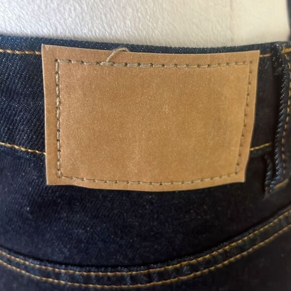 Zara Indigo Denim Bermuda Shorts, size 32 - Picture 6 of 7